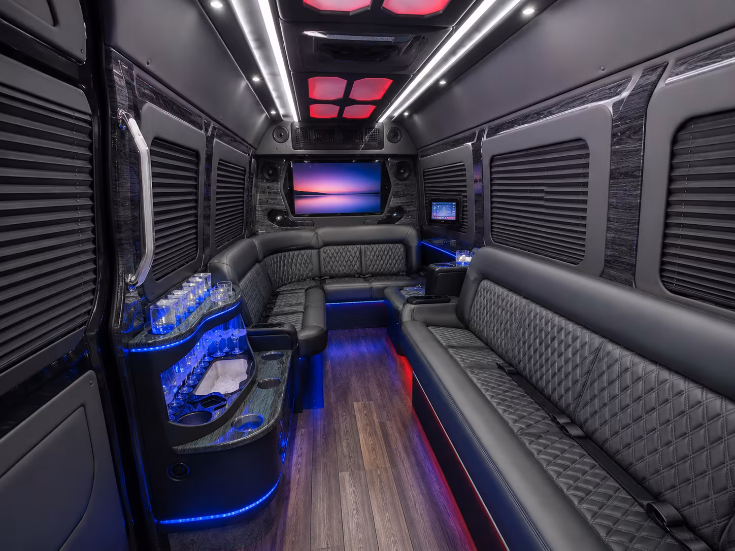 Anchorage Airport Shuttle & Transportation party bus exterior