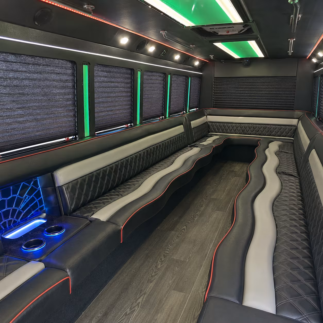 Anchorage Bachelor & Bachelorette Transportation party bus exterior
