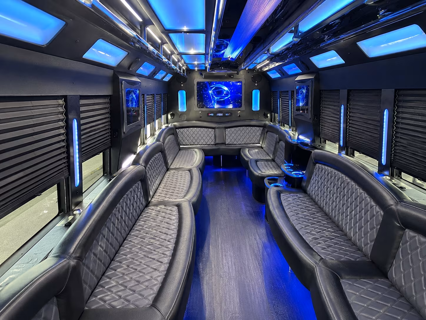 Anchorage Concert & Music Festival Transportation party bus exterior
