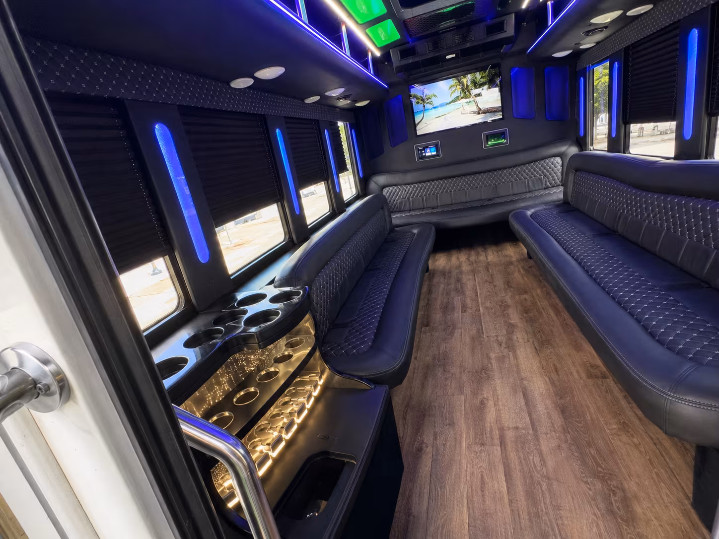 Anchorage Concert & Music Festival Transportation party bus exterior