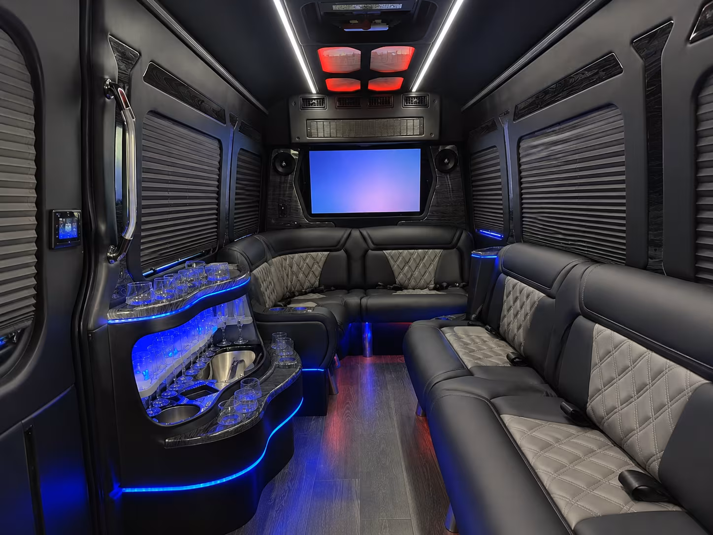Anchorage Corporate Transportation party bus exterior