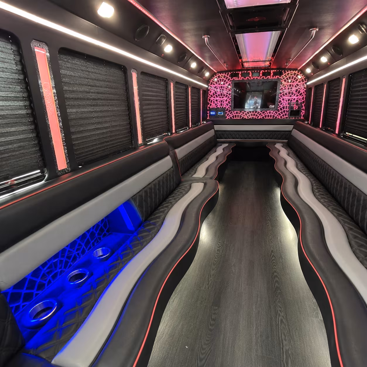 Anchorage Private Event Transportation party bus exterior