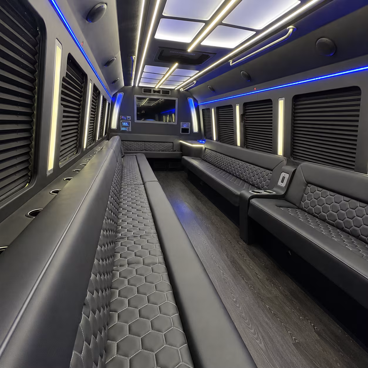 Anchorage Private Event Transportation party bus exterior
