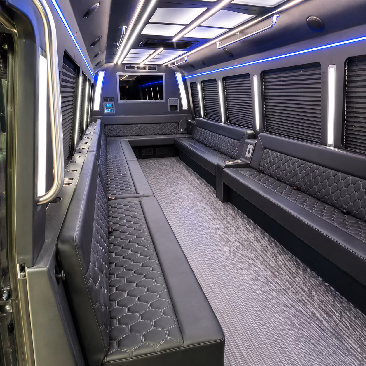 Anchorage Prom & Homecoming Transportation party bus exterior