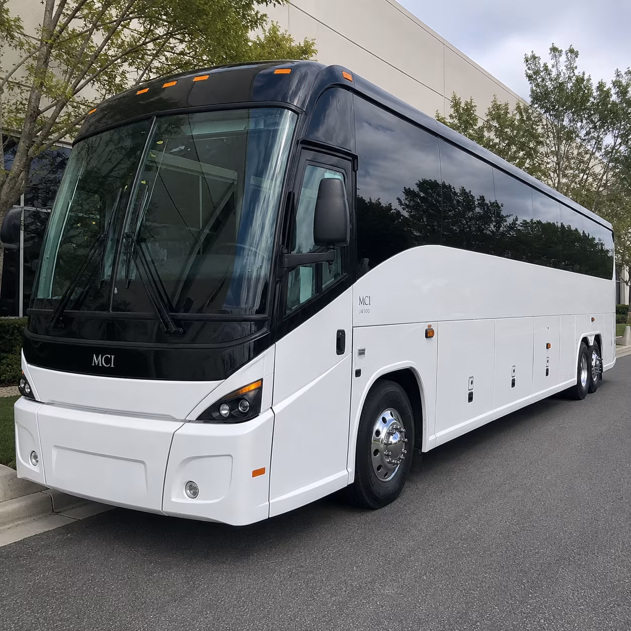 Anchorage School Event Transportation party bus exterior