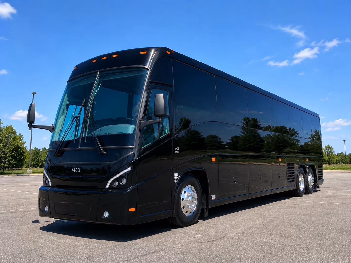 Anchorage School Event Transportation party bus exterior