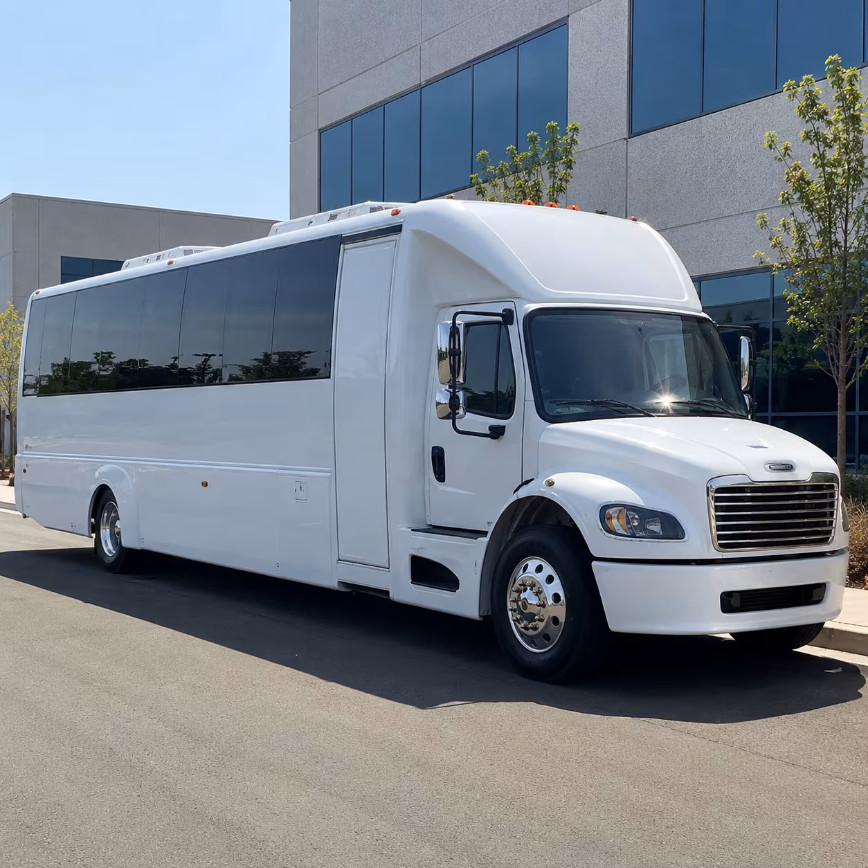 Anchorage Wedding Transportation party bus exterior