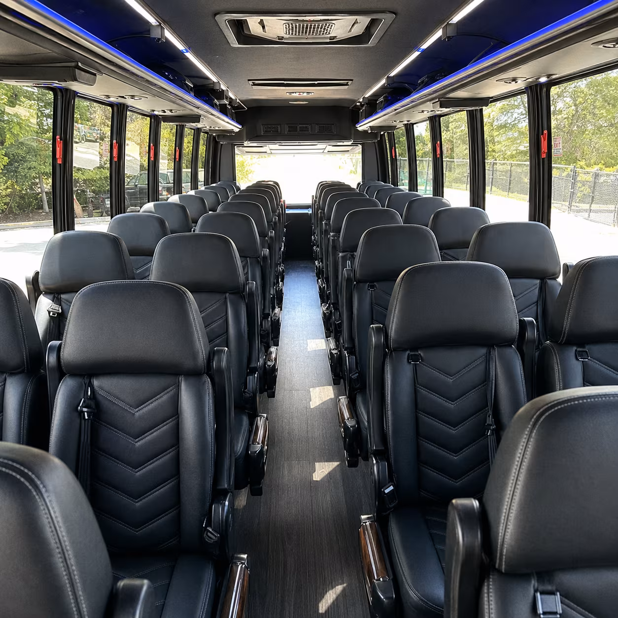 15-35 Passenger Minibus Inside